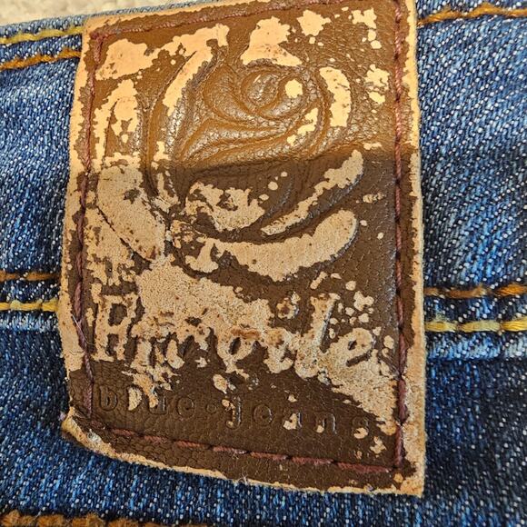 Fragile Blue Jeans Women’s Size 18 Medium Wash Stretch Denim Straight Leg - Picture 12 of 14